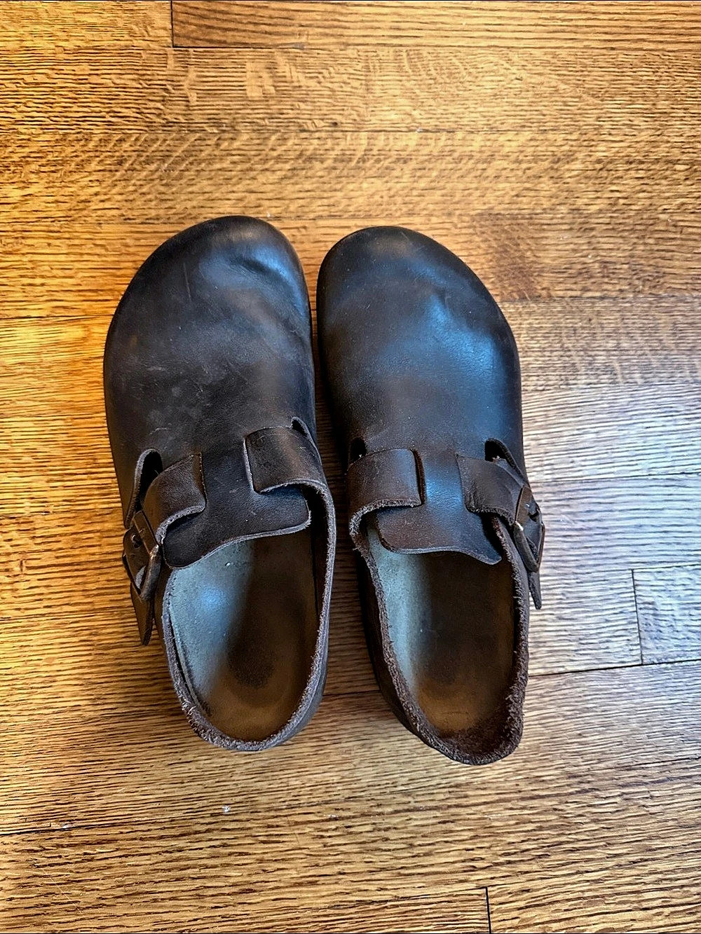 Birkenstock Boston Oiled Leather Clog Brown